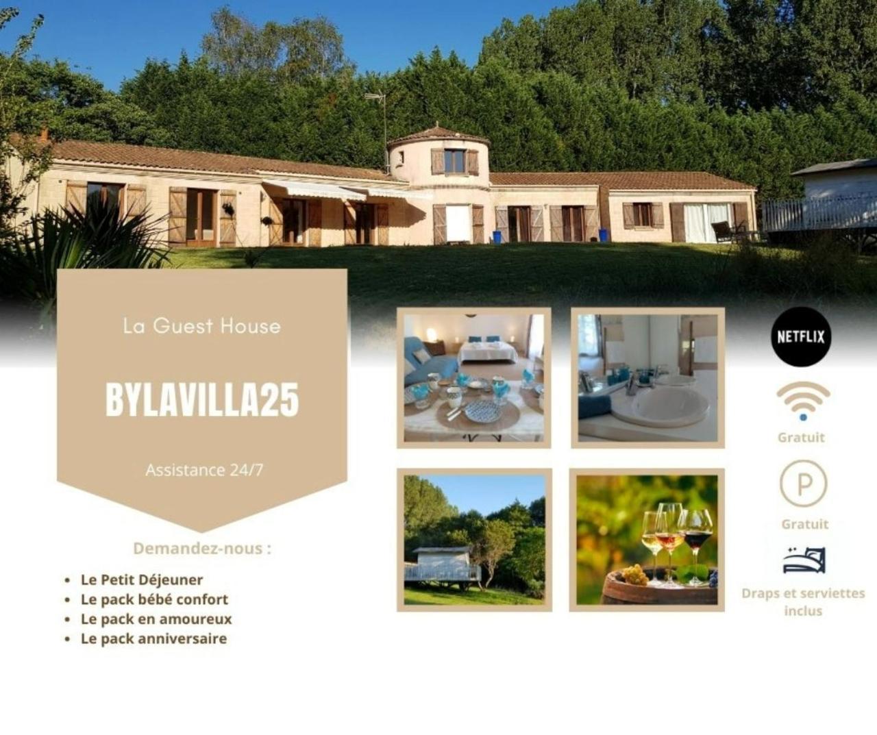 La Guest House Bylavilla25 Calme Et Detente Noaillan Exterior photo